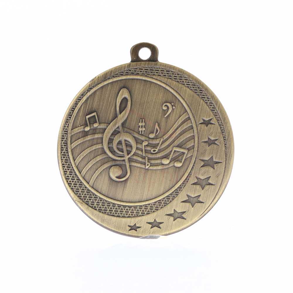 Music Wayfare Medal Gold 50mm