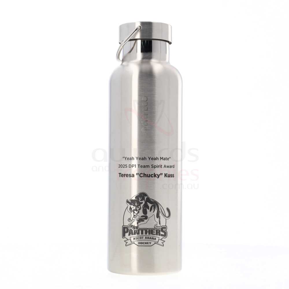 Ever Eco 750ml Insulated Drink Bottle - Brushed Stainless