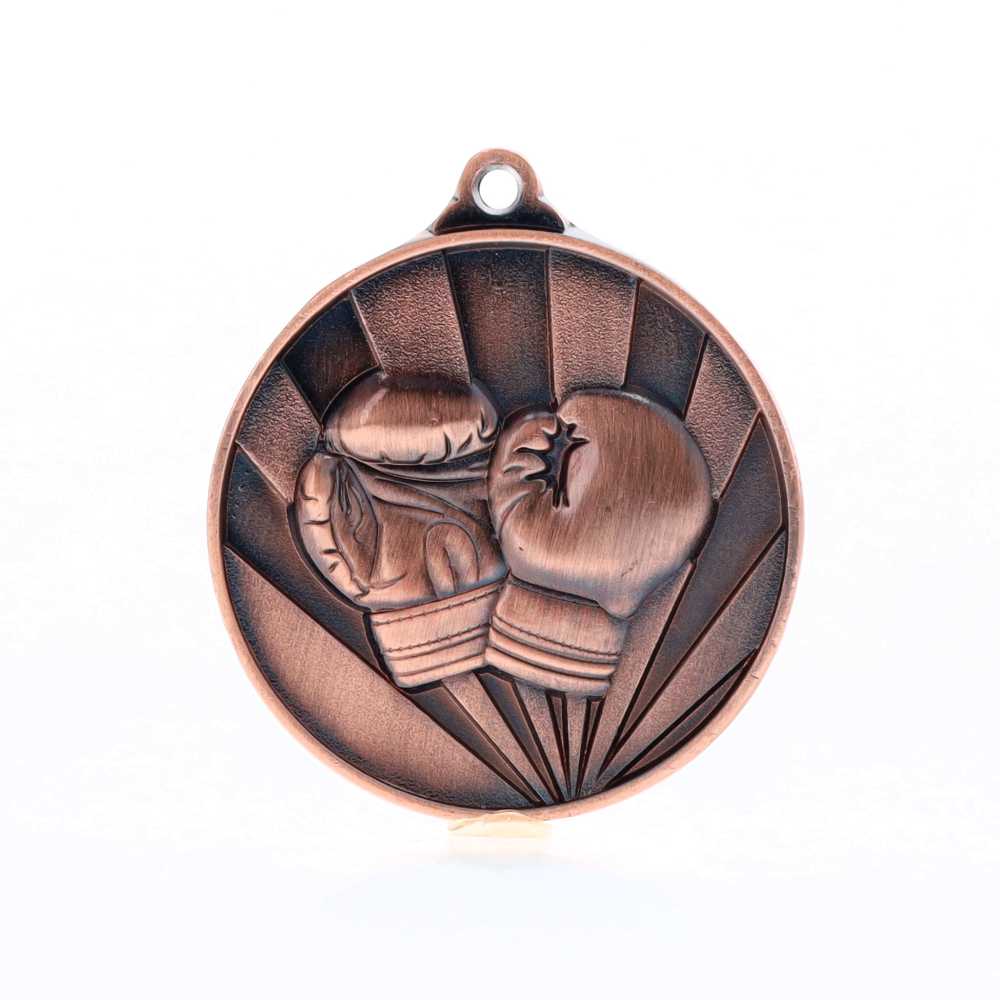 Sunrise Boxing Medal 50mm Bronze