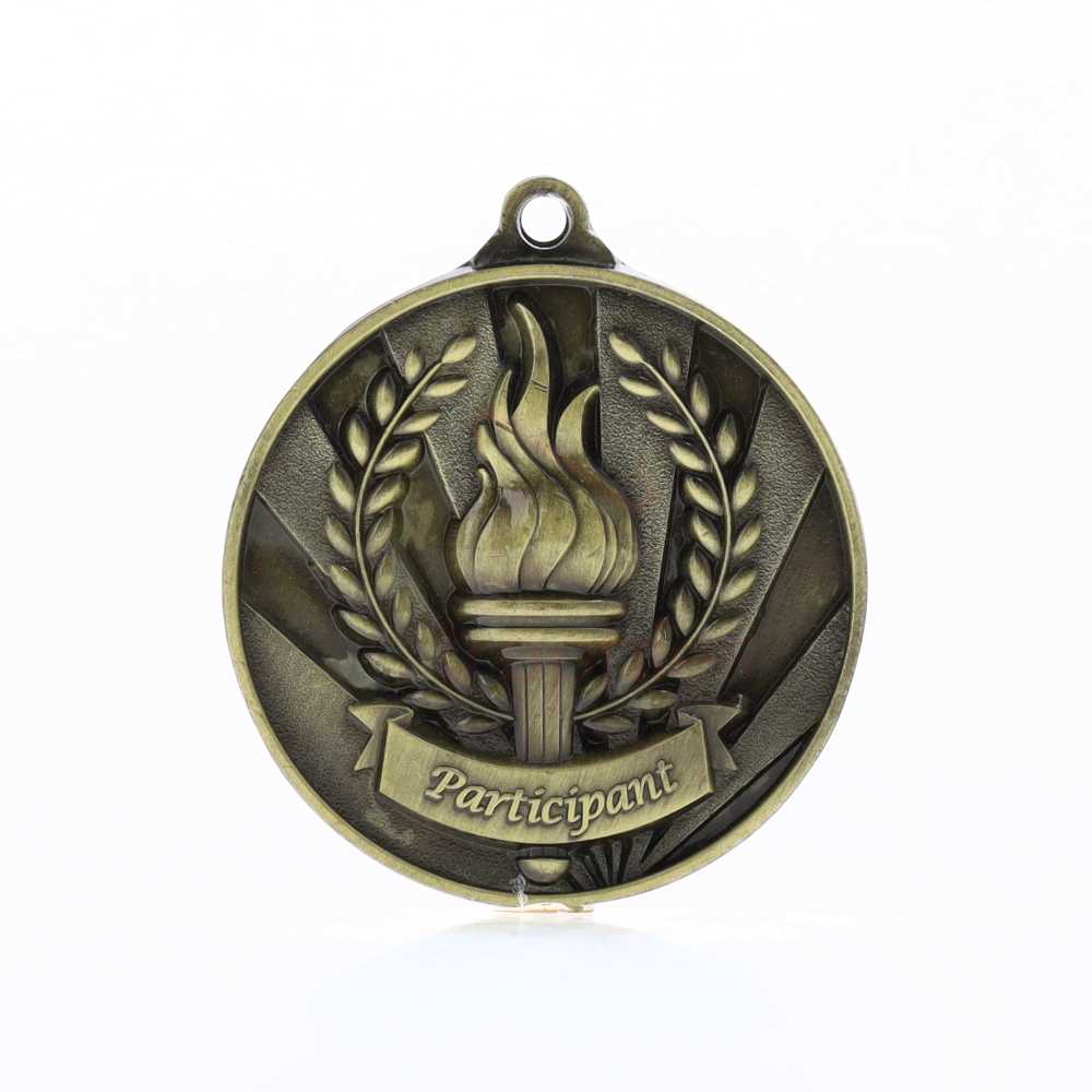 Sunrise Participant Medal 50mm Gold