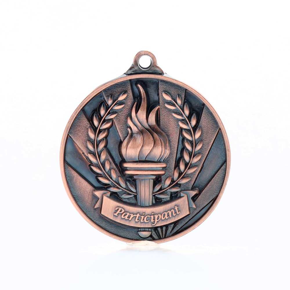 Sunrise Participant Medal 50mm Bronze