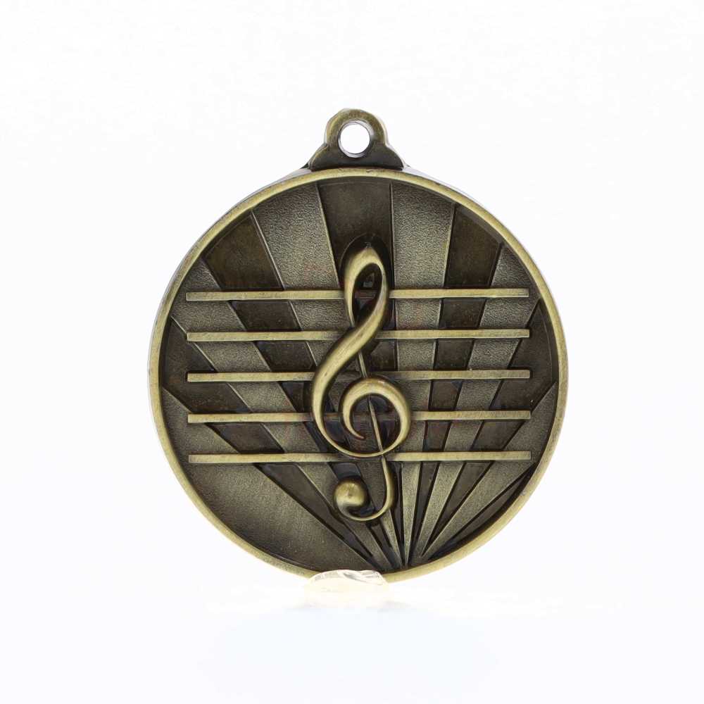 Sunrise Music Medal 50mm Gold