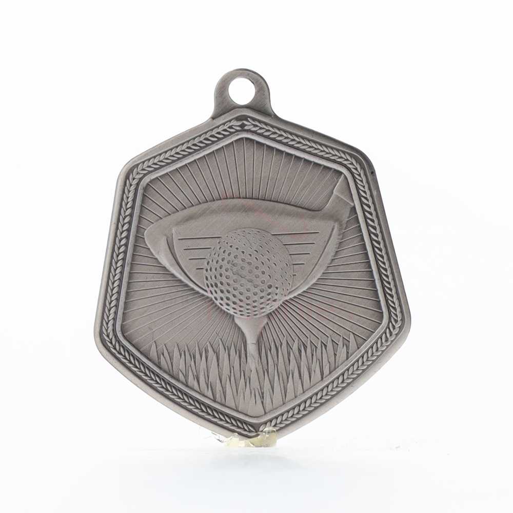 Golf Falcon Medal Silver 65mm