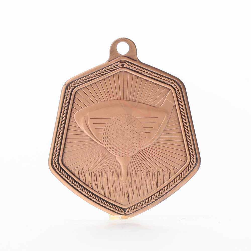 Golf Falcon Medal Bronze 65mm