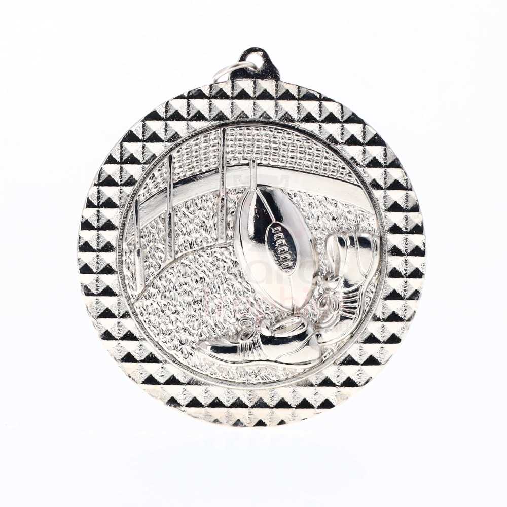 AFL Facet Medal Silver 70mm