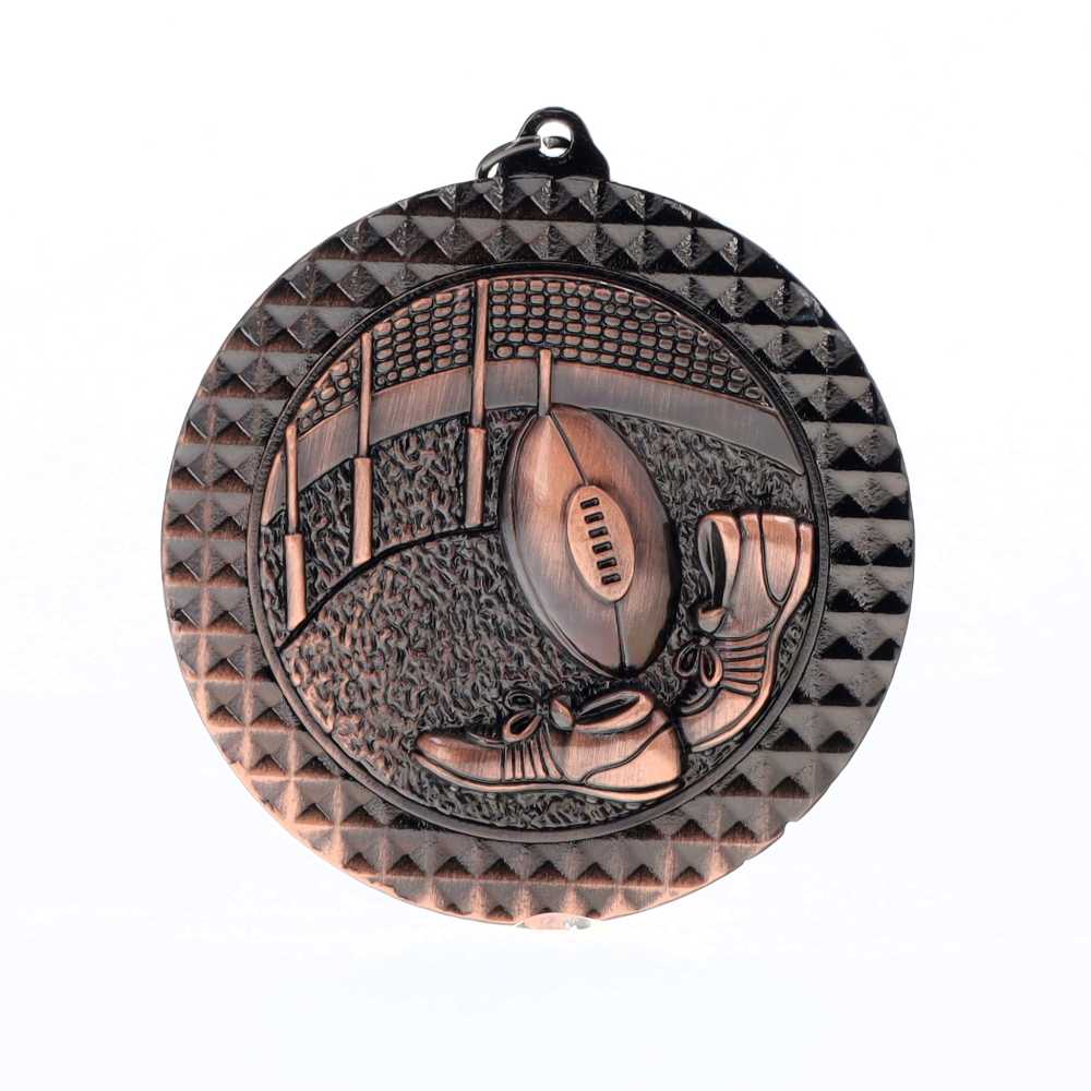 AFL Facet Medal Bronze 70mm