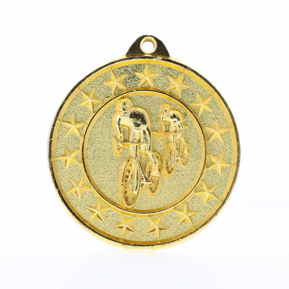 Cycling Starry Medal Gold 50mm