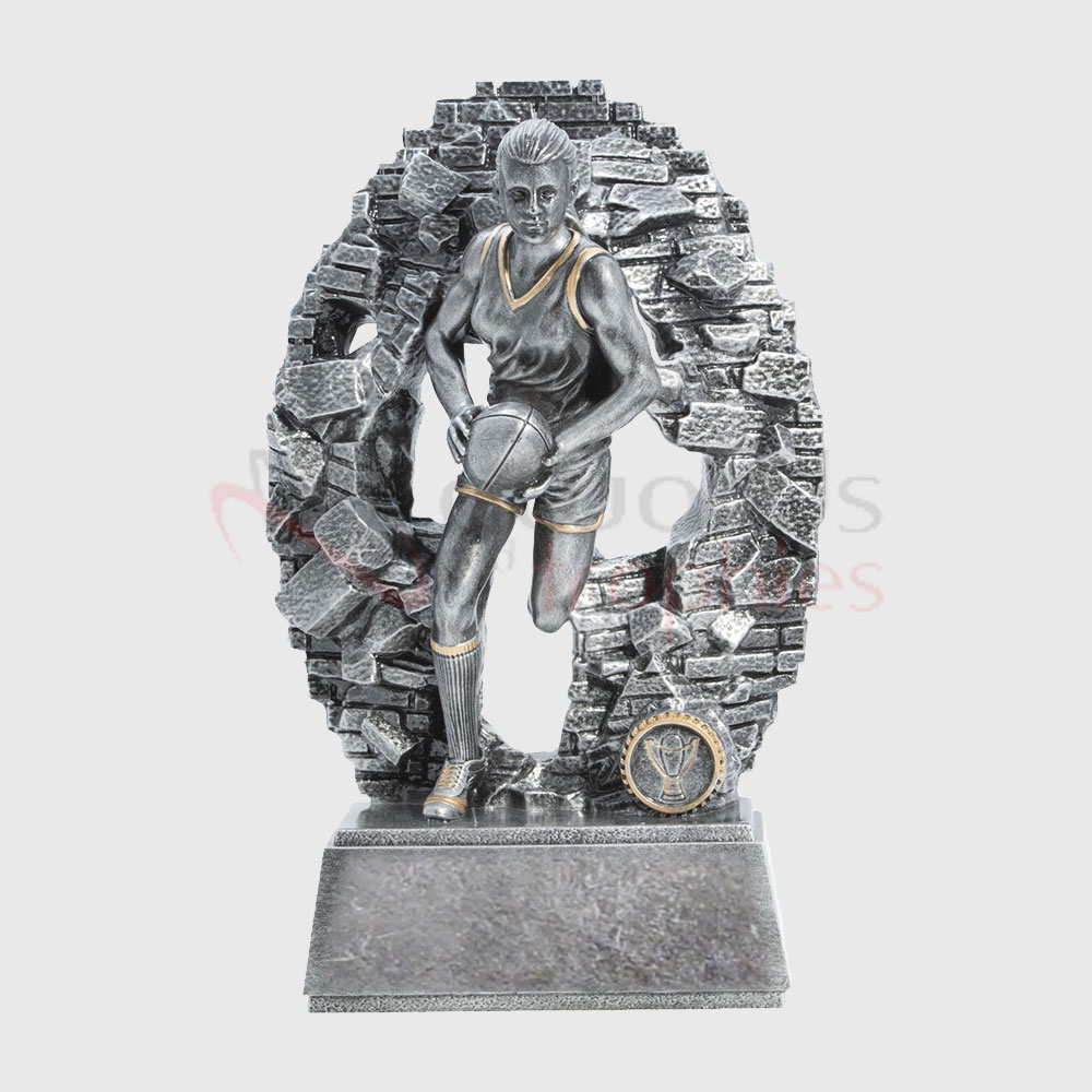 Female Footy Crash Through 300mm