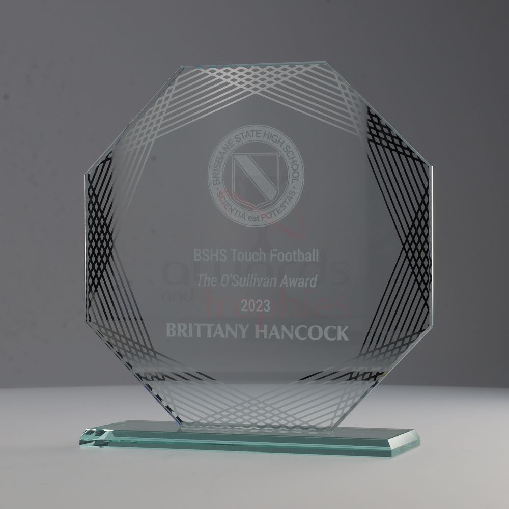 Striate Glass Octagon 170mm