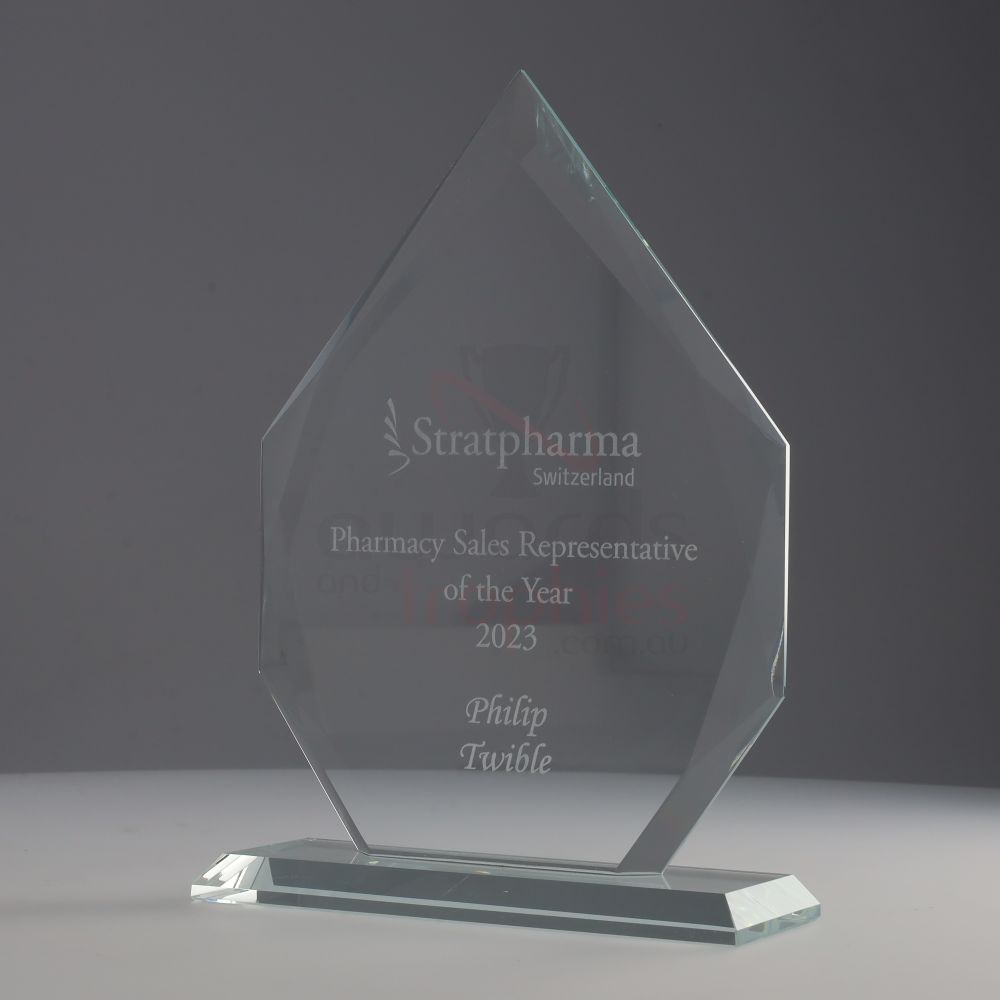 Glass Arrowhead 195mm