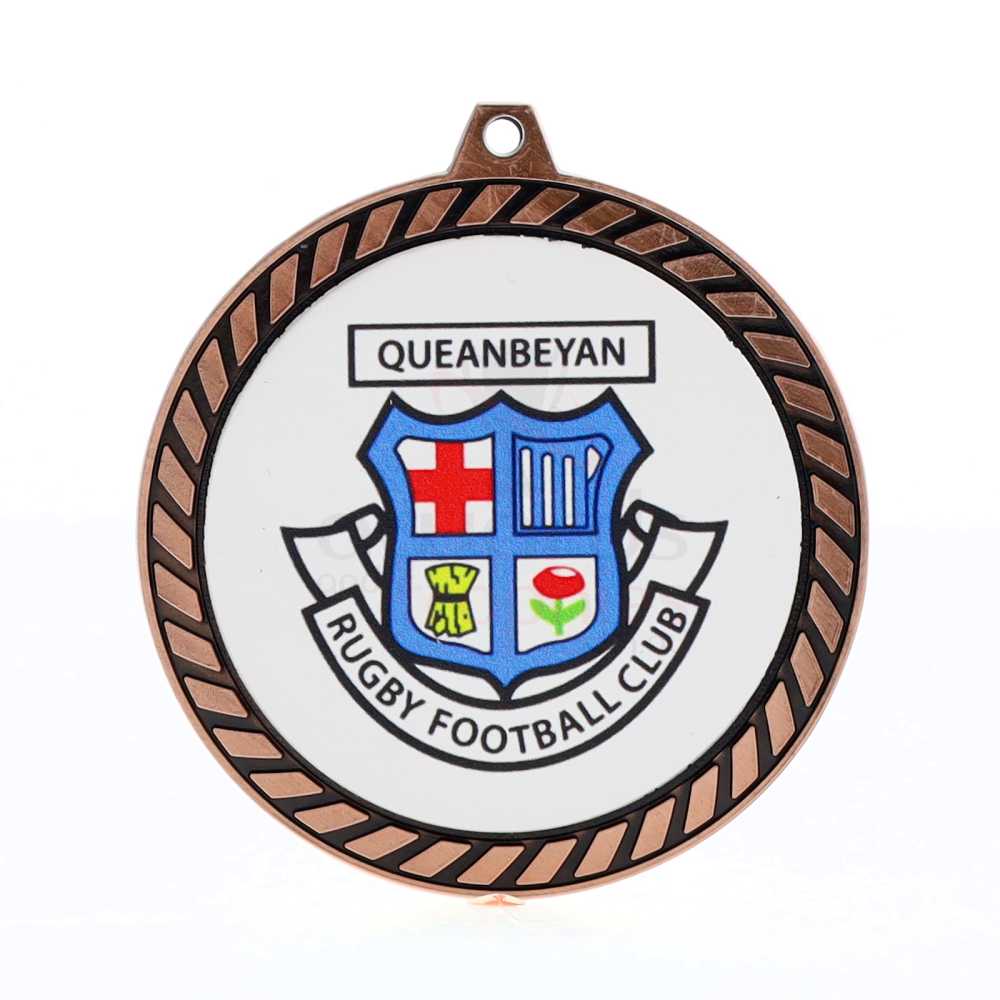 Venture Personalised Medal Bronze 60mm