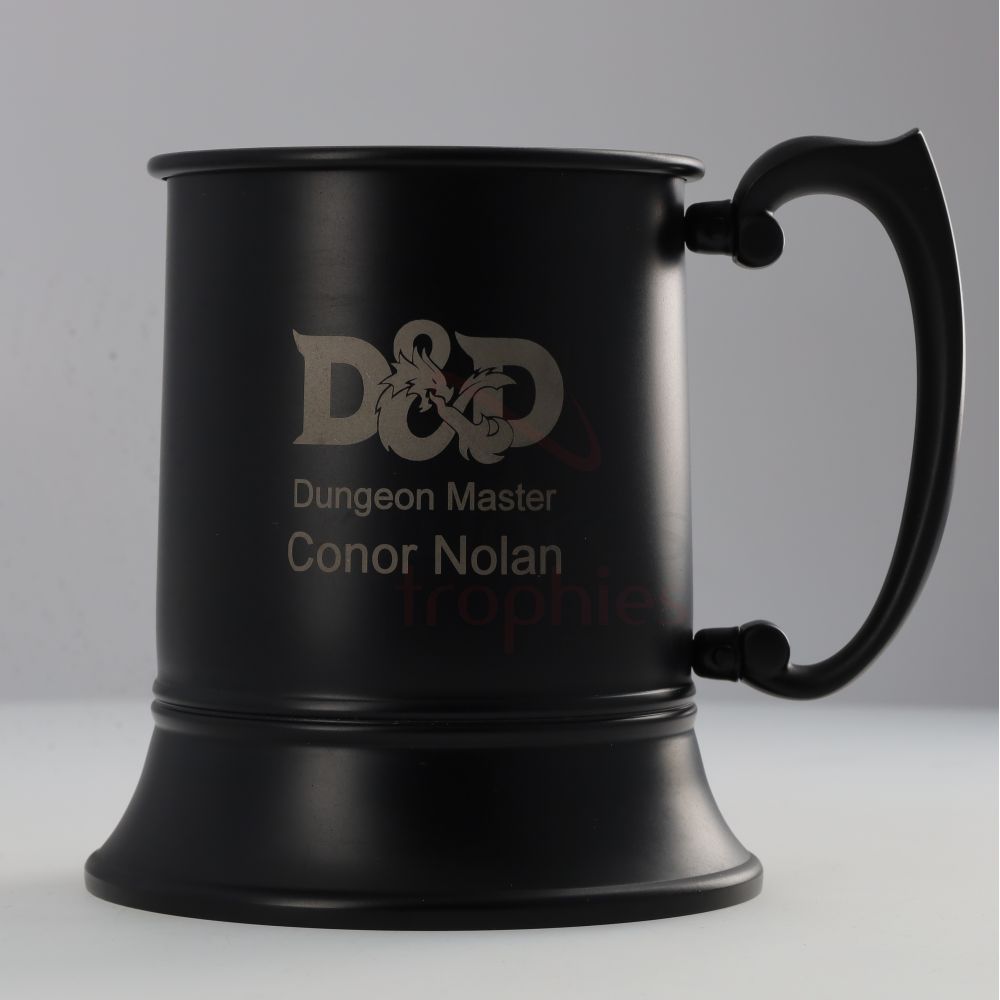 Tankard Matt Black 600ml