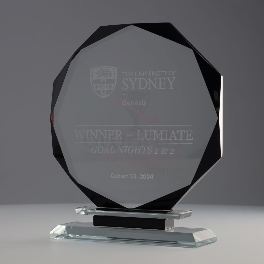 IKON Glass Octagon 165mm - Black