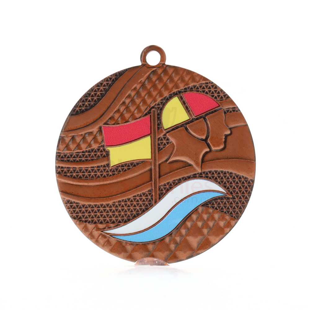 Mosaic Medal 50mm Bronze - Lifesaving