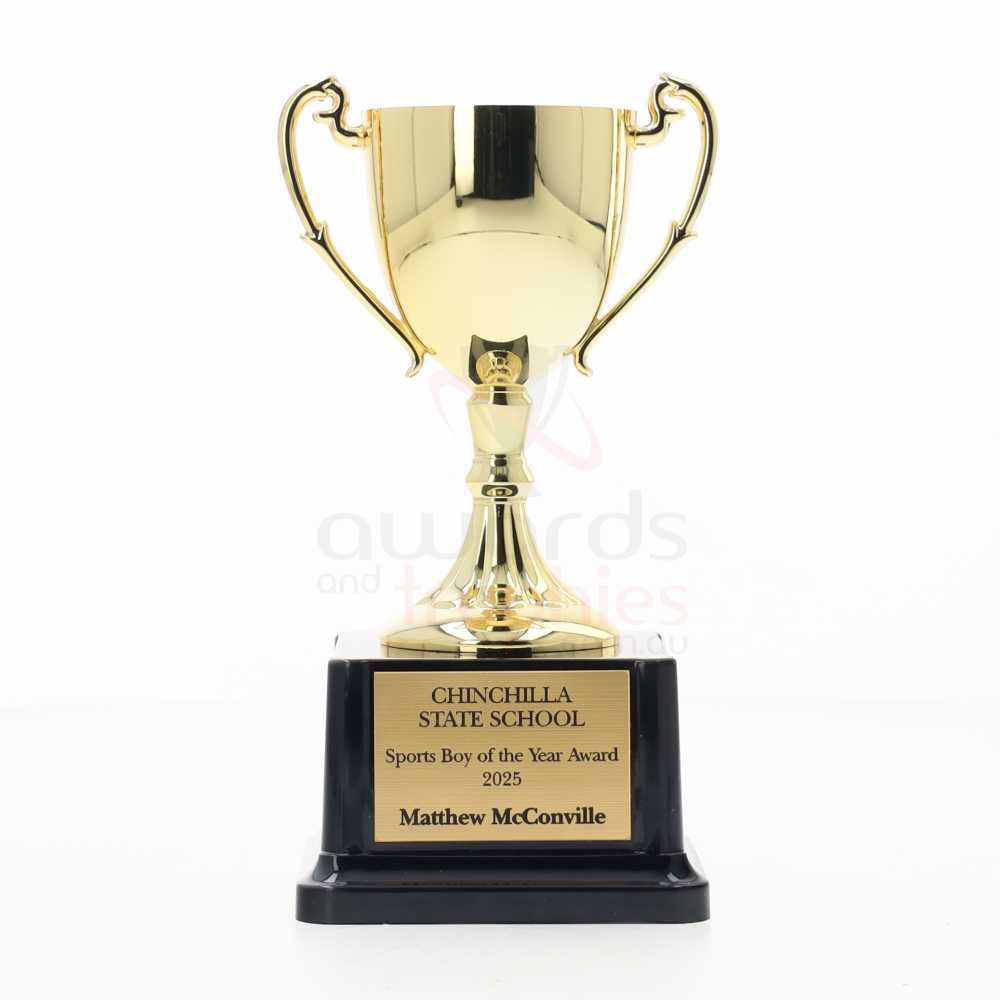 Nickel Plated Cup 175mm - Gold