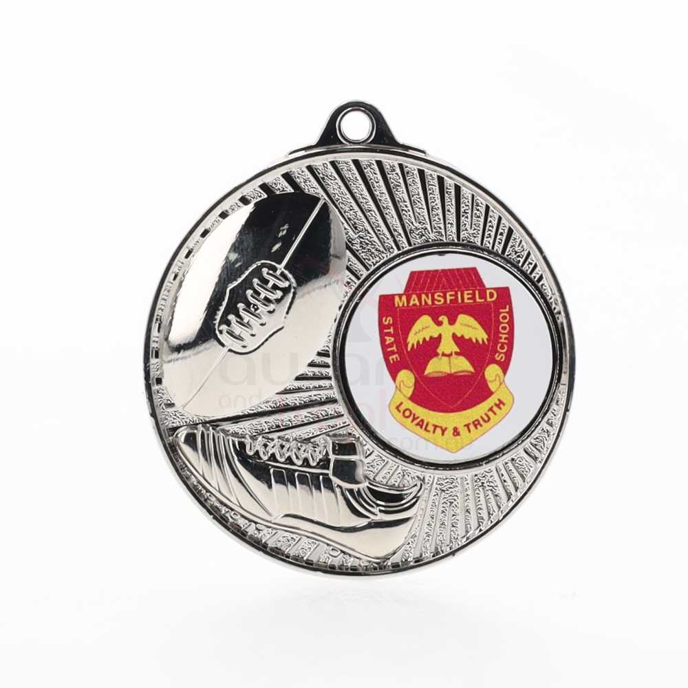 Blitz Logo Medal Silver 52mm - AFL