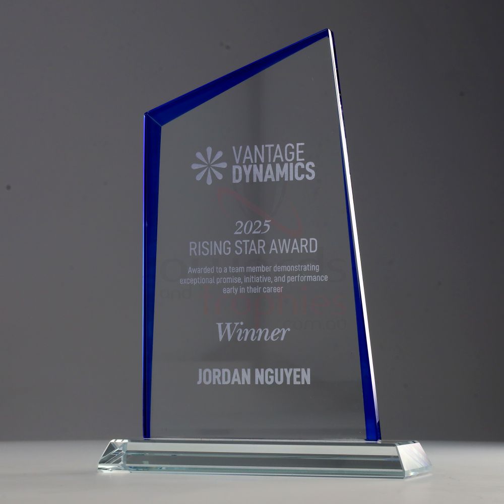 Glass Longview 210mm - Blue 