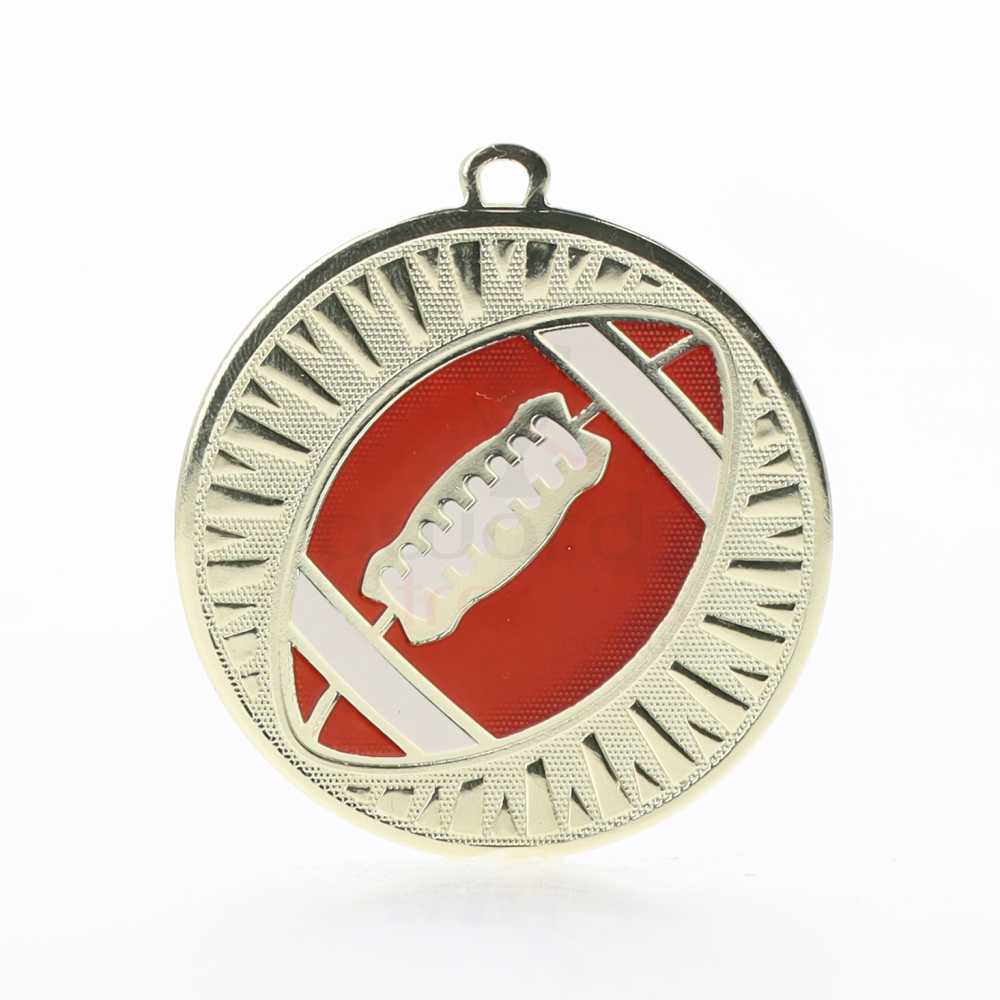 Spark Gridiron Medal 55mm - Shiny Gold