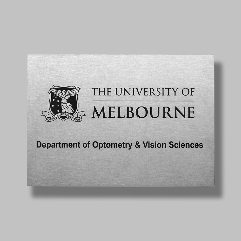 A4 Stainless Steel Plaque